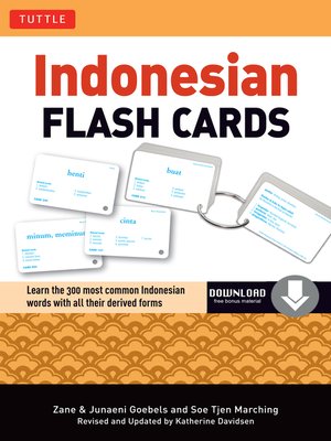 cover image of Indonesian Flash Cards